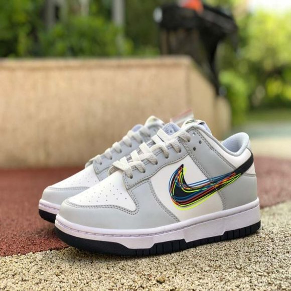 Nike Dunk Low x 3D Swoosh Sneakers - Picture 4 of 10